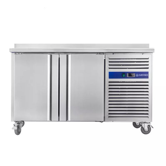 Table réfrigérée négative adossée 2 portes 240 L tropicalisé