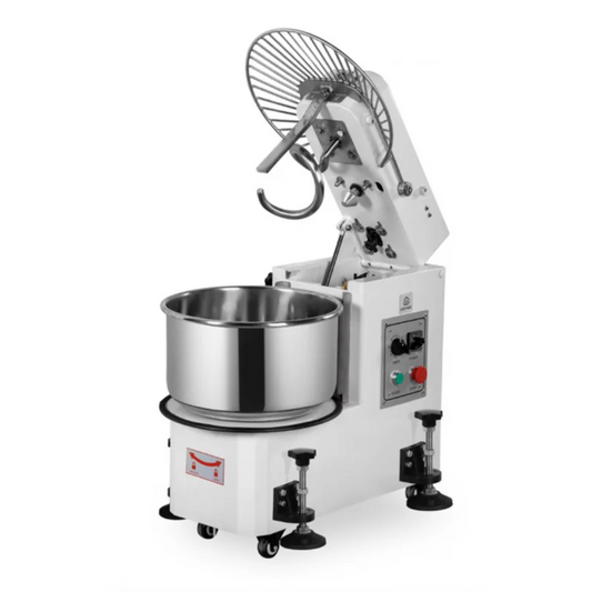 Pétrin à spirale avec tête relevable 1 vitesse 30 L
