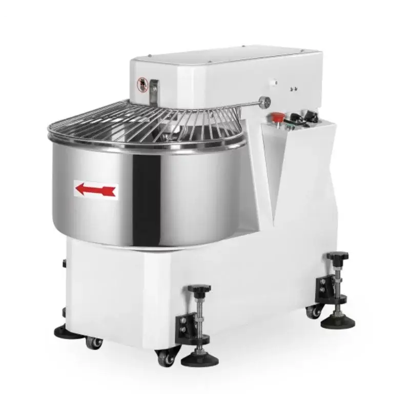 Pétrin à spirale avec tête fixe 2 vitesses 20 L