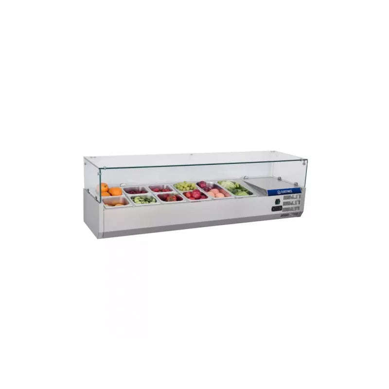 Présentoir à ingrédients vitré GN1/3 - VRX1200380 - Cuistance by Cuistance