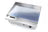 Plaque de gril - chrome lisse - 55 cm - incl plateau d'égouttement