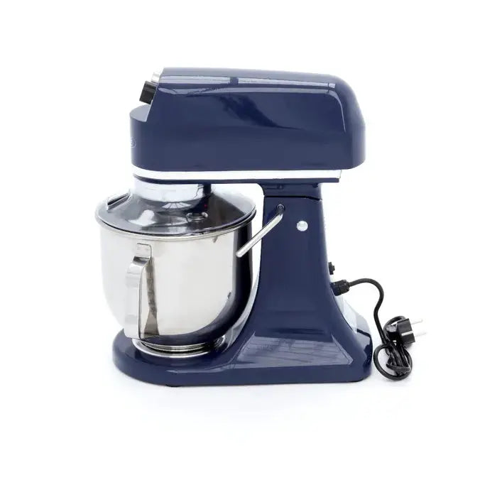 Batteur Mélangeur planétaire - 7 L - 11 vitesses - jusqu'à 2 kg de pâte - bleu acier by Maxima