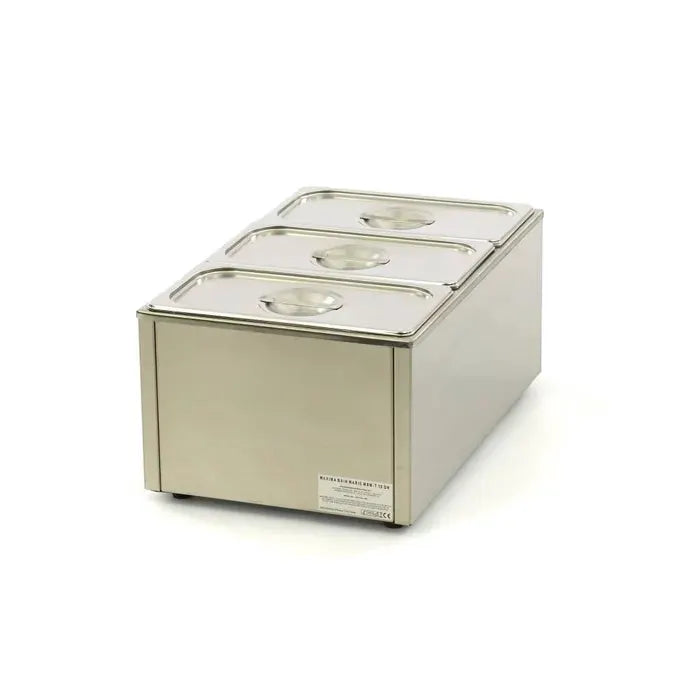Bain Marie - avec robinet - incl 3 x 1/3 GN set - électrique by MAXIGASTRO