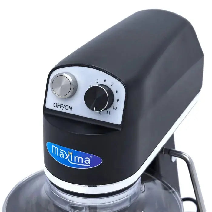 Batteur Mélangeur planétaire - 7 L - 11 vitesses - jusqu'à 2 kg de pâte - noir mat by Maxima