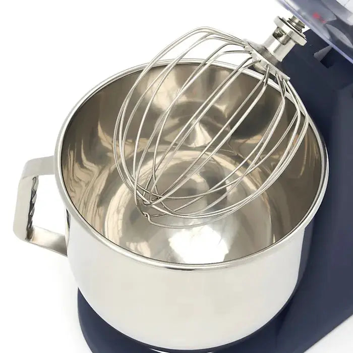 Batteur Mélangeur planétaire - 7 L - 11 vitesses - jusqu'à 2 kg de pâte - bleu acier mat by Maxima