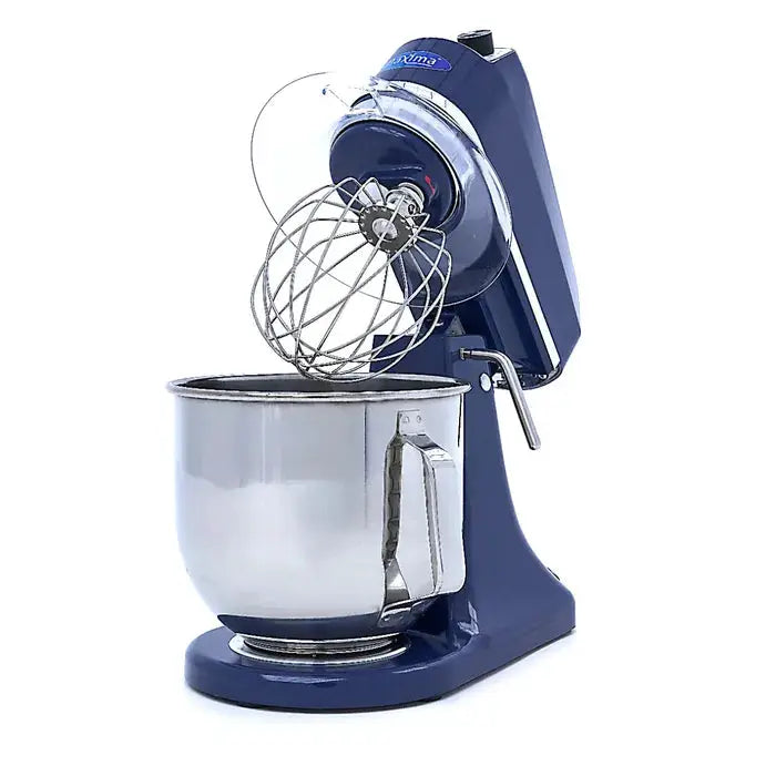 Batteur Mélangeur planétaire - 7 L - 11 vitesses - jusqu'à 2 kg de pâte - bleu acier by Maxima