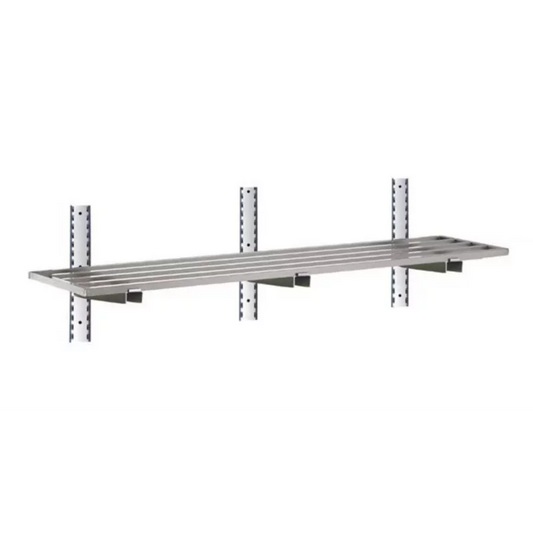 Etagère murale ajourée en inox 1000mm - P400 mm - H350 mm - STSA104 - Cuistance