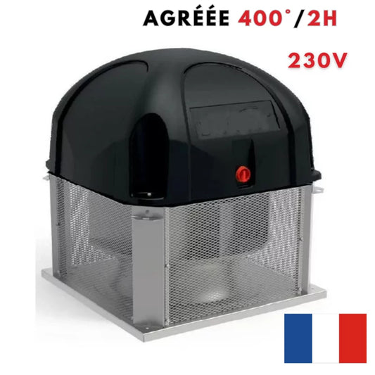 Tourelle d'extraction -rejet horizontal - THF40454M - Saftair
