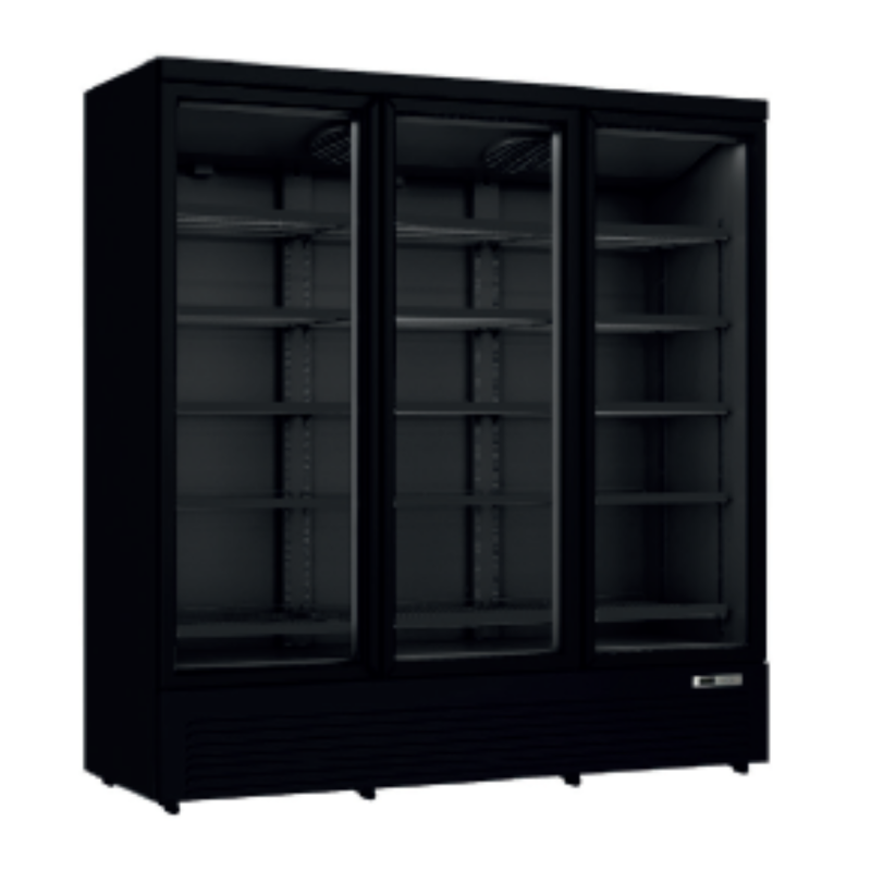 Armoire vitrine à boissons 1664 L – 3 portes avec éclairage LED, idéale pour magasins et supermarchés - ARLSCS3P - Cuistance